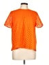 Tory Burch 100% Cotton Orange Short Sleeve Blouse Size 12 - photo 1