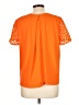Tory Burch 100% Cotton Orange Short Sleeve Blouse Size 12 - photo 2
