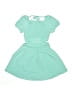 Rare Editions 100% Polyester Solid Teal Dress Size 7 - photo 2