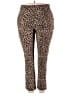 Kim Rogers Animal Print Brown Leggings Size 22 - photo 1