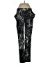 MICHAEL Michael Kors 100% Polyester Print Black Casual Pants Size 8 - photo 1