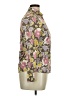 Boden Floral Yellow Long Sleeve Button-Down Shirt Size 14 - photo 4