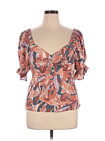Nine West Short Sleeve Blouse (view 1)