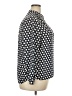 Anne Klein Polka Dots Blue Long Sleeve Blouse Size XXL (estimated) - photo 4