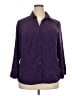 DressBarn Purple 3/4 Sleeve Blouse Size 2X - photo 1