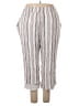 AB Studio 100% Rayon Stripes Gray Casual Pants Size 3X - photo 2
