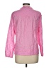 J.Crew 100% Cotton Pink Long Sleeve Blouse Size L - photo 2