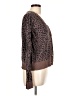 Sanctuary Animal Print Brown Cardigan Size L - photo 4