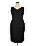 Kasper 100% Polyester Black Cocktail Dress Size 18 - photo 1