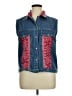 Tantrums 100% Cotton Blue Sleeveless Button-Down Shirt Size 1X - photo 1