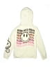 No Comment 100% Polyester Ivory Zip Up Hoodie Size L (kids) - photo 2