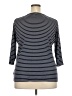 Chaps Blue 3/4 Sleeve Top Size 2X - photo 2
