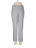 Theory Houndstooth Gray Linen Pants Size 6 - photo 1