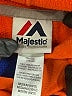 Majestic 100% Polyester Orange Pullover Hoodie Size 10 - 12 - photo 3