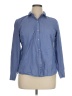 Apt. 9 Blue Long Sleeve Button-Down Shirt Size XL - photo 1