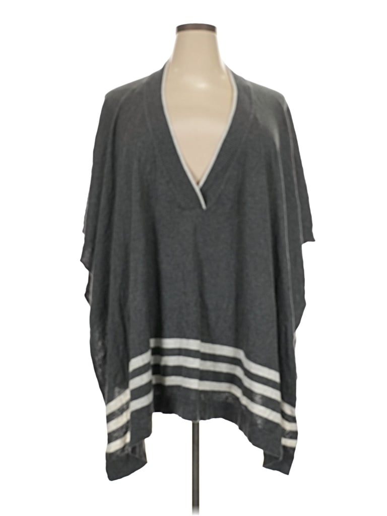 Pre-owned Lane Bryant Poncho In Gray