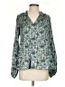 Elie Tahari 100% Polyester Teal Long Sleeve Blouse Size S (petite) - photo 1