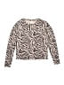 Zara Animal Print Ivory Long Sleeve T-Shirt Size 13 - 14 - photo 1