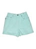 Bill Blass 100% Cotton Teal Shorts Size 6 - photo 1