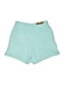 Bill Blass 100% Cotton Teal Shorts Size 6 - photo 2