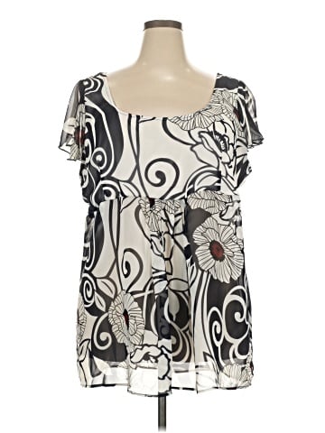Lane Bryant Short Sleeve Blouse (view 1)