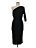 Boohoo Solid Black Cocktail Dress Size 6 - photo 1