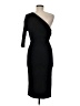 Boohoo Solid Black Cocktail Dress Size 6 - photo 2