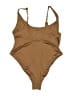 SKIMS Solid Tan One Piece Swimsuit Size 3X - photo 2