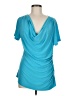 Travelsmith Teal Short Sleeve Top Size M - photo 1