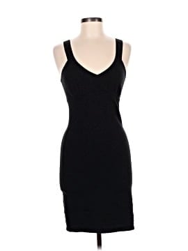 express little black dress Lace Bodice Fit and Flare Dress, 8 a flowy flared skirt Express Casual Ribbed Square Neck