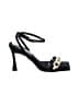 Good American Black Sandals Size 8 - photo 1