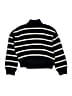 Art Class Stripes Black Turtleneck Sweater Size 14 - 16 - photo 2