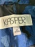 Kasper 100% Polyester Print Blue Blazer Size 10 - photo 6