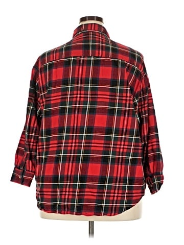 Old Navy 3/4 Sleeve Button-Down Shirt (view 2)