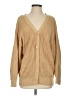 Qualfort 100% Cotton Tan Cardigan Size S - photo 1