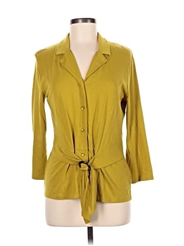 Jones New York Collection 3/4 Sleeve Button-Down Shirt (view 1)