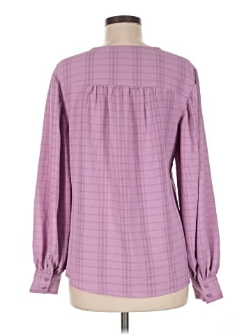 Nora Noh Long Sleeve Silk Top (view 2)