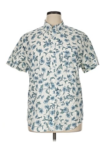 J.Crew Factory Store Short Sleeve Button-Down Shirt (view 1)