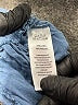 Happily Grey Blue Linen Pants Size L - photo 9