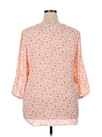 Rose + Olive 3/4 Sleeve Blouse (view 2)