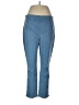 NYDJ Stripes Blue Jeggings Size 12 - photo 1