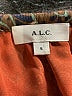 A.L.C. 100% Silk Brown Short Sleeve Silk Top Size 6 - photo 7