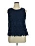 Ultra Pink 100% Polyester Blue Sleeveless Blouse Size XL - photo 1