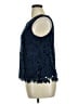 Ultra Pink 100% Polyester Blue Sleeveless Blouse Size XL - photo 5