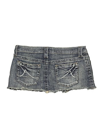 Anchor Blue Denim Skirt (view 2)