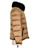 Burberry 100% Polyester Gold Fur-Trim Jacket Size P (petite) - photo 4