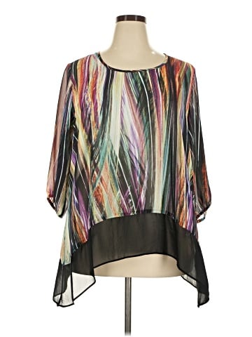 Karen Kane 3/4 Sleeve Blouse (view 1)