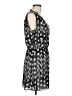 Parker 100% Polyester Chevron-herringbone Black Casual Dress Size M - photo 4