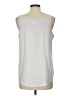 Faded Glory 100% Polyester White Sleeveless Top Size L - photo 2