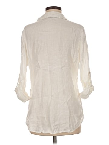 Zara 3/4 Sleeve Button-Down Shirt (view 2)
